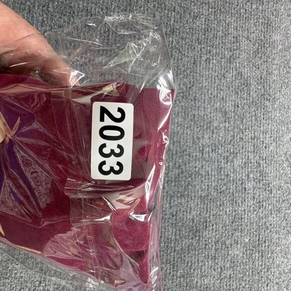 Lauren Ralph Lauren Skirt Womens 8 Burgundy Pockets Pencil Back Slit Academia - Picture 10 of 12